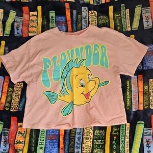 Pink Flounder Graphic T-Shirt